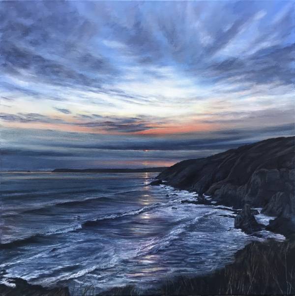 - Acrylic on Canvas, Painting by Catriona MacEachen, measuring 59 x 59 cm (H x W) framed at 79 x 79 cm £1800